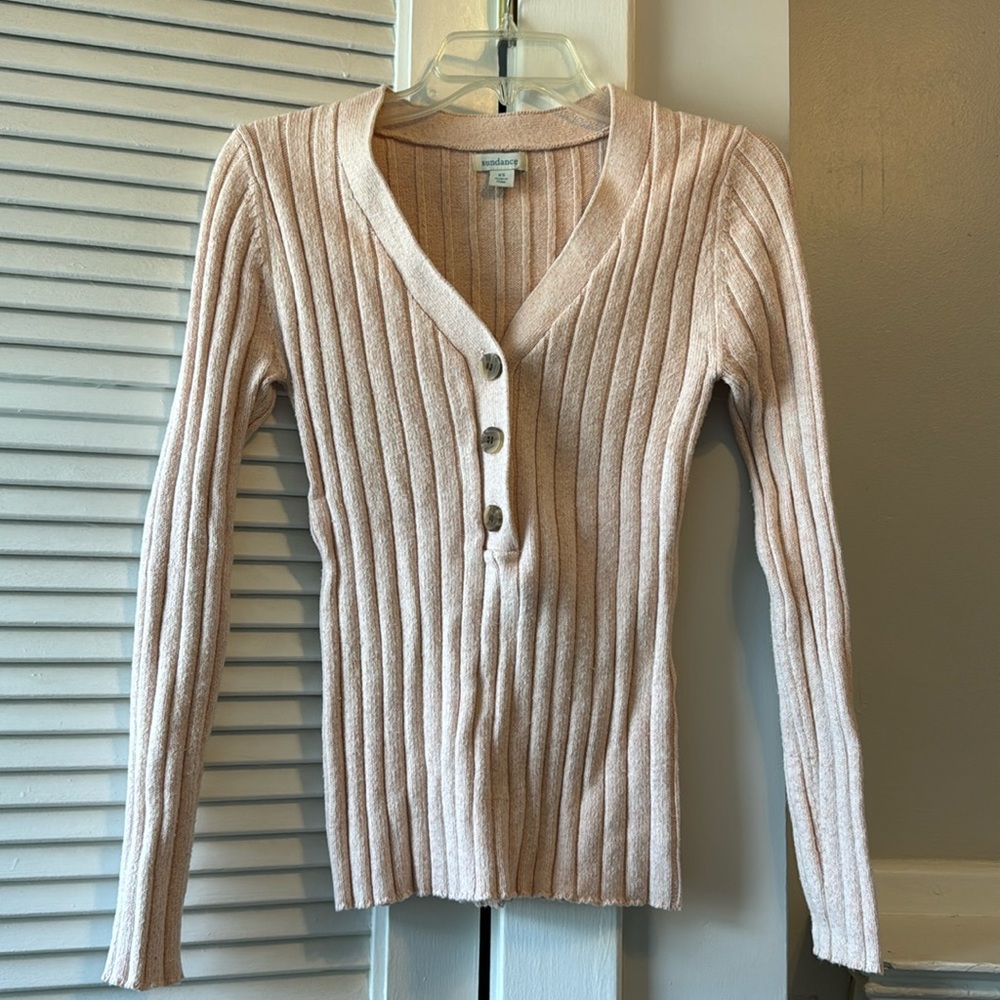 Sundance Light Pink Cardigan/Top from